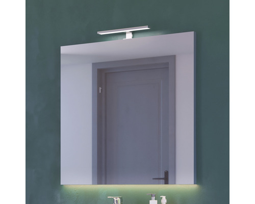 Spegel med belysning ARROW Victoria grå 80x75 cm LED 8879791