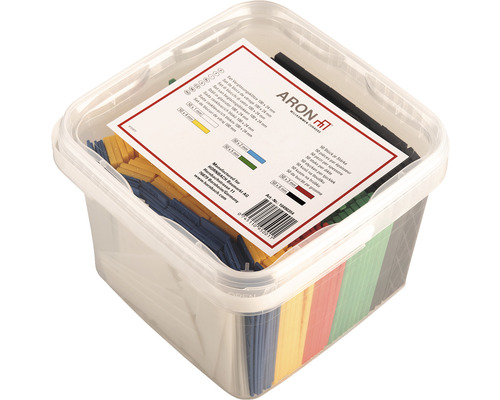 Aron Set med underläggsplattor i en transparent plastlåda