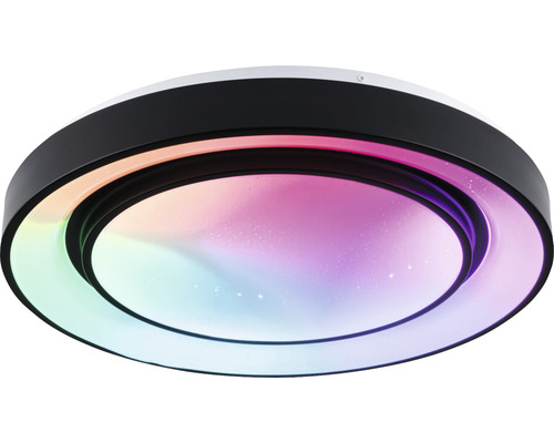 Rund LED-taklampa med färgskiftning