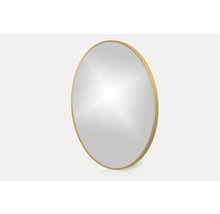 Oval spegel med ram