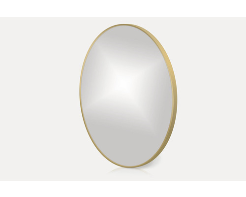 Oval spegel med ram