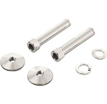 Fästmaterialset med skruvar, muttrar och brickor