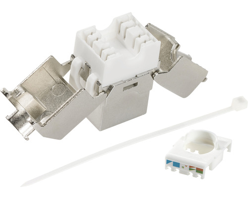 Keystone-modul med buntband och färgkod