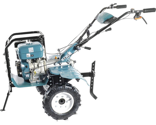 Motorhacka för jordbearbetning i trädgården