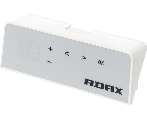 Adax styrenhet med digital display och kontrollknappar