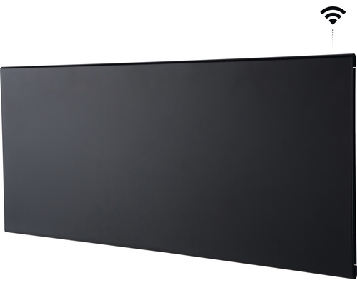 Svart infrarödpanel med WiFi-symbol