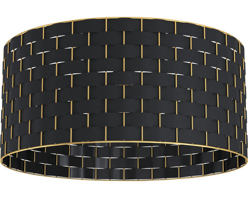 Plafond EGLO Marasales E27 Ø480mm stål textil svart