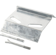 Metallvinkel med bultar för fastsättning