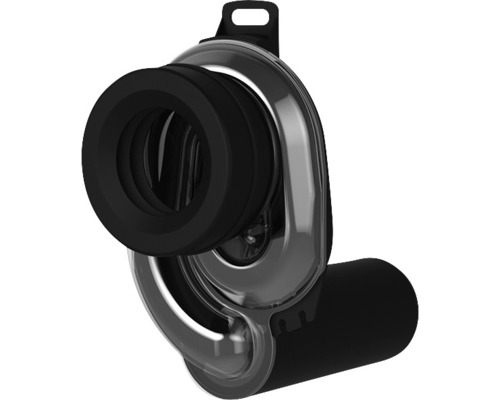 Vattenlås för urinal DURAVIT universal svart plast horisontellt utlopp DN50 Vattenlås för urinal DURAVIT universal svart plast horisontellt utlopp DN50