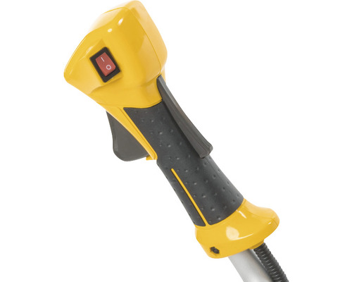 Handtag för motorröjare med strömbrytare