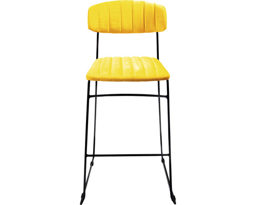 Barstol med ryggstöd och metallram