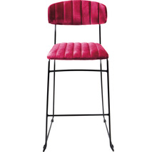 Stoppad stol med metallram