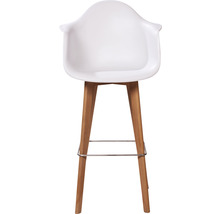 Barstol med armstöd och träben