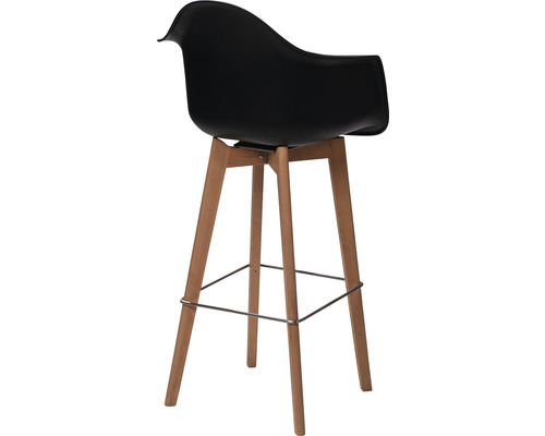 Barstol med armstöd och träben