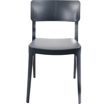 Plaststol med ryggstöd