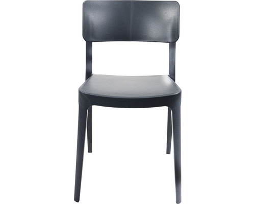 Plaststol med ryggstöd