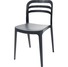 Plaststol med ryggstöd