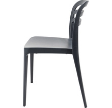 Stol av plast, sidovy