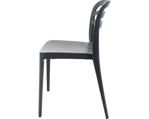 Stol av plast, sidovy