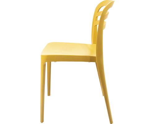 Stol av plast, sidovy