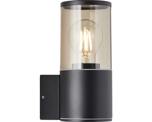 Vägglampa med transparent cylinder och lampa