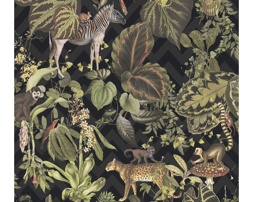 Tapet A.S. CRÉATION Michalsky 4 Jungle svart grön 37990-1 Tapet A.S. CRÉATION Michalsky 4 Jungle svart grön 37990-1