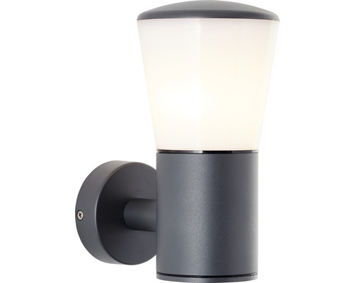 Grå vägglampa för utomhusbruk