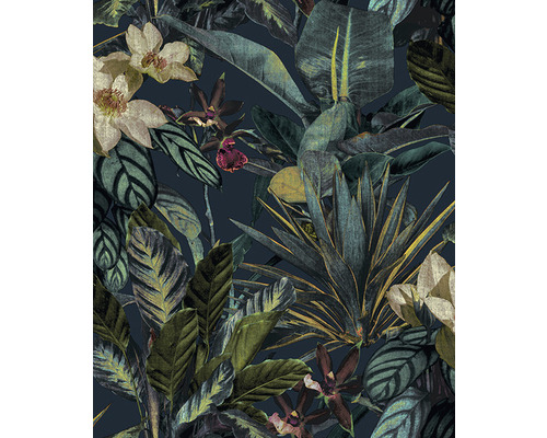 Tapet GRANDECO Tropical Leaves grön 173301
