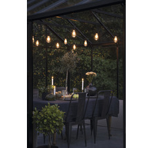 Ljusslinga KONSTSMIDE E27 10 amber utbytbar LED dimmer IP44
