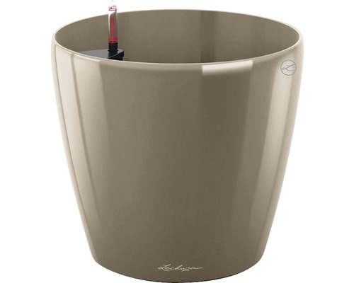 Självvattnande blomkruka LECHUZA Classico Premium plast Ø68x64,5cm beige inkl. substrat Lechuza Classico blomkruka med bevattningssystem