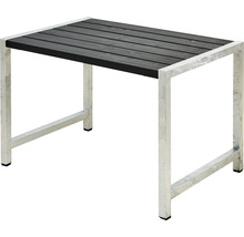 Cafébord PLUS trä/stål 127cm svart