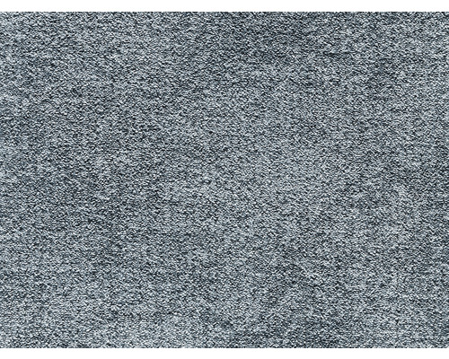 Heltäckningsmatta Velour Saimaa blå grå 400cm bred (metervara) Närbild av en matta