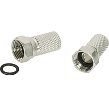 Koaxialkontakt med tätning