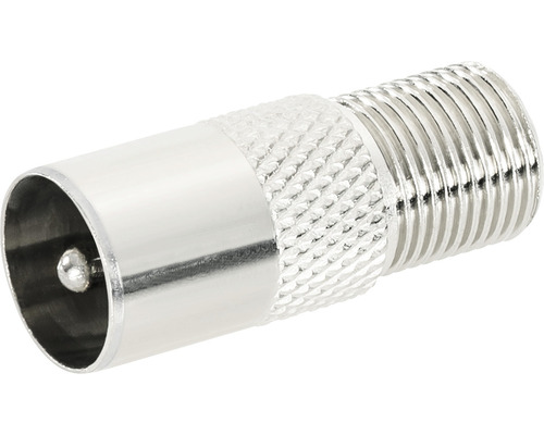 Adapter BLEIL F-kontakt koaxhane Koaxialkontakt av metall för antennkabel