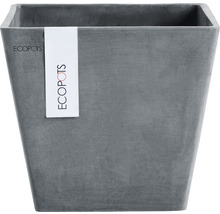 Blomkruka ECOPOTS Rotterdam Ø20x17,5cm grå