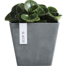 Blomkruka ECOPOTS Rotterdam Ø20x17,5cm grå