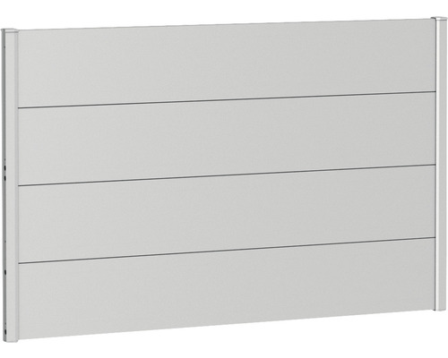 Skärmvägg BIOHORT aluminium 150x90cm silver-metallic