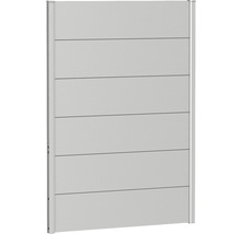 Ssynskyddselement av aluminium med horisontella lameller