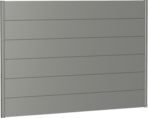 Skärmvägg BIOHORT aluminium 200x135cm kvartsgrå-metallic