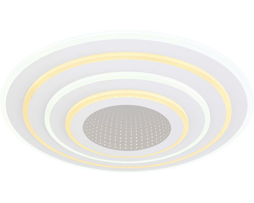 Taklampa med koncentriska cirklar och LED-belysning