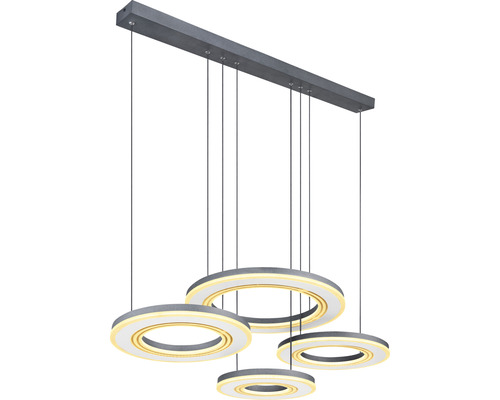 Pendellampa med fyra ringar