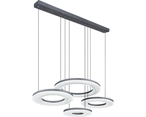 Pendellampa med cirkelformade lampskärmar