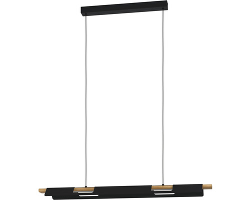 Pendellampa av trä och metall