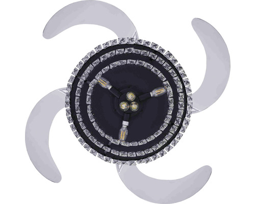 Takfläkt med lampa och fyra blad