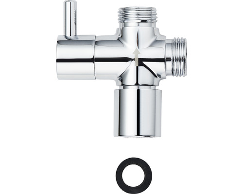 Hörnventil med apparatanslutning och tätning