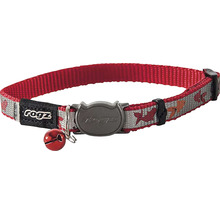 Katthalsband ROGZ Reflectocat S röd 20-31cm