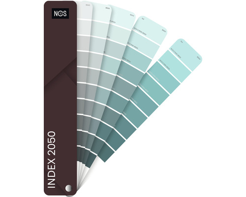 Färgfläkt med olika nyanser