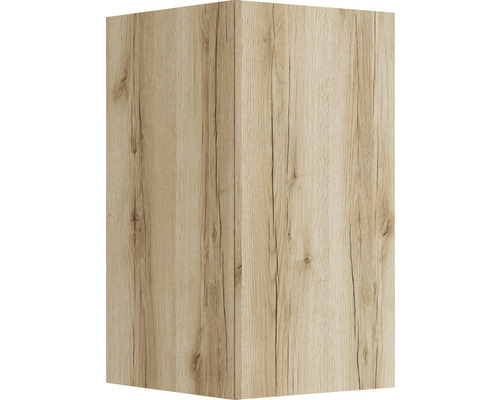 Hörnpanel med träutseende