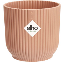 Räfflad blomkruka med Elho-logotyp