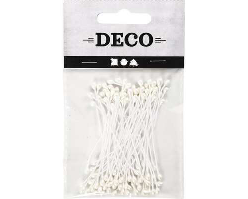 Dekorativa pärltrådsstjälkar för hantverksdesign i paket